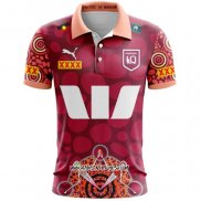 Maillot Polo Queensland Maroons Rugby 2024 Indigene