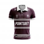 Maillot Polo Manly Warringah Sea Eagles Rugby 2024 Domicile
